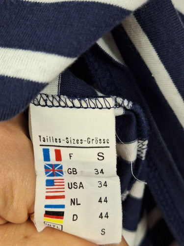 Saint James Blue Stripe Long Sleeve T-shirt Size S by SwapUp-Online Second Hand Store-Online Thrift Store