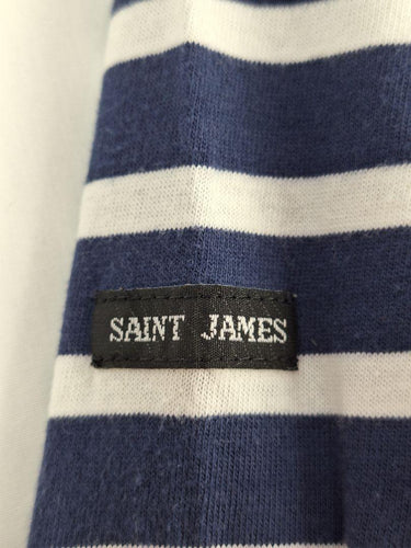 Saint James Blue Stripe Long Sleeve T-shirt Size S by SwapUp-Online Second Hand Store-Online Thrift Store