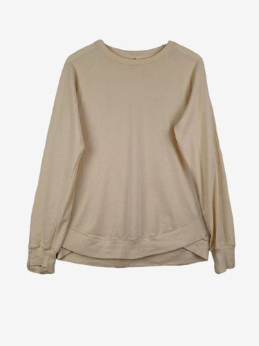 Macpac Lightweight Cream Wool Blend Jumper Size 12 by SwapUp-Online Second Hand Store-Online Thrift Store