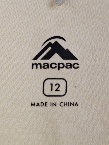 Macpac Lightweight Cream Wool Blend Jumper Size 12 by SwapUp-Online Second Hand Store-Online Thrift Store