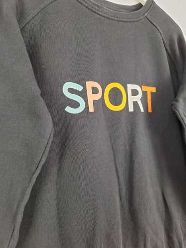 Castle Classic Sport Graphic Jumper Size L by SwapUp-Online Second Hand Store-Online Thrift Store