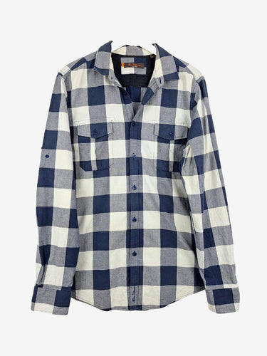 Ben Sherman Blue Checkered Button up Shirt Size L by SwapUp-Online Second Hand Store-Online Thrift Store