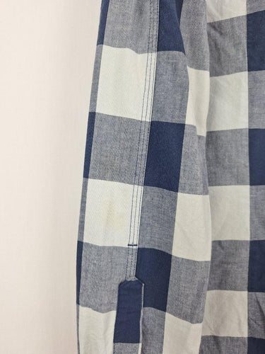 Ben Sherman Blue Checkered Button up Shirt Size L by SwapUp-Online Second Hand Store-Online Thrift Store