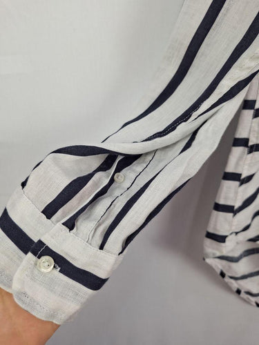 HUT Oversized Striped Button-up Shirt Size M by SwapUp-Online Second Hand Store-Online Thrift Store
