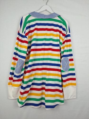 EST Colorful Stripe Rugby Shirt Size XL by SwapUp-Online Second Hand Store-Online Thrift Store