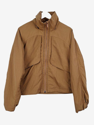 Lululemon Camel Hooded Windbreaker Jacket Size 8 by SwapUp-Online Second Hand Store-Online Thrift Store