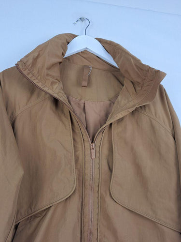 Lululemon Camel Hooded Windbreaker Jacket Size 8 by SwapUp-Online Second Hand Store-Online Thrift Store