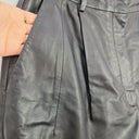 Altuzarra Leather Fancy Black Shorts Size 10 by SwapUp-Online Second Hand Store-Online Thrift Store