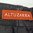 Altuzarra Leather Fancy Black Shorts Size 10 by SwapUp-Online Second Hand Store-Online Thrift Store