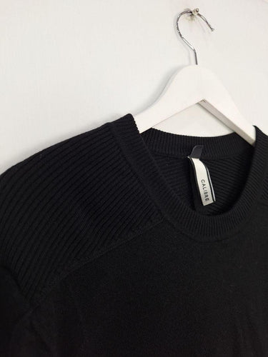 Calibre Merino Wool Contrasting Textures Jumper Size L by SwapUp-Online Second Hand Store-Online Thrift Store
