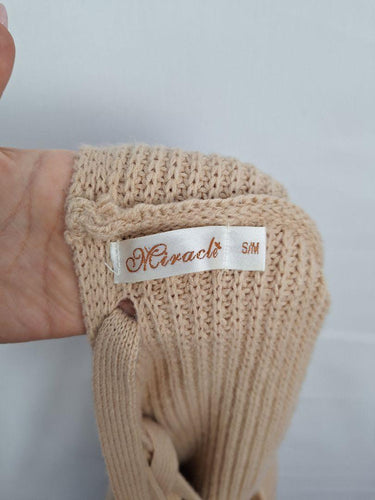 Miracle Wool Blend Lace Up Back Jumper Size S/M by SwapUp-Online Second Hand Store-Online Thrift Store