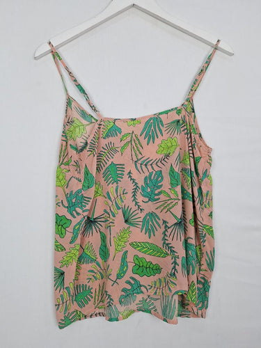 Gorman Effortless Leafy Cami Style Top Size 8 by SwapUp-Online Second Hand Store-Online Thrift Store