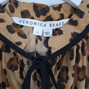 Veronica Beard Sheer Silk  Bishop Sleeve Cheeta Print Blouse Size 6 by SwapUp-Online Second Hand Store-Online Thrift Store
