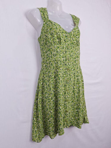 Reformation Sweet Green Picnic Style Mini Dress Size 8 by SwapUp-Online Second Hand Store-Online Thrift Store