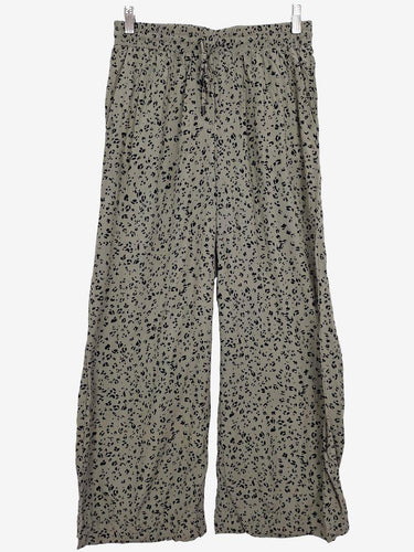 Decjuba Flowy Khaki Cheeta Print Jeans Size S by SwapUp-Online Second Hand Store-Online Thrift Store
