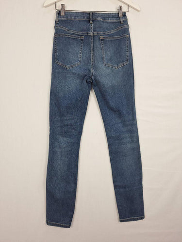 Decjuba Classic Skinny Fit Blue Jeans Size 8 by SwapUp-Online Second Hand Store-Online Thrift Store