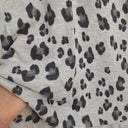 Seed Wool Blend Grey Cheeta Print Jumper Size XS by SwapUp-Online Second Hand Store-Online Thrift Store