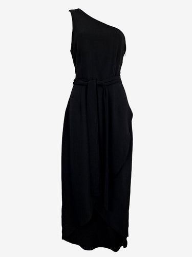 Tussah Black Sophisticated Asymmetric Dress Size 10 by SwapUp-Online Second Hand Store-Online Thrift Store