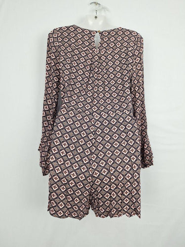Tigerlily Boho Gold Detailing V Cut Jumpsuit Size 10 by SwapUp-Online Second Hand Store-Online Thrift Store