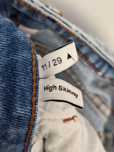 Abrand Light Wash High Skinny Denim Jeans Size 10 by SwapUp-Online Second Hand Store-Online Thrift Store