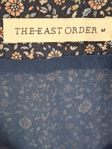 The East Order Pretty Navy Tied Floral Mini Dress Size M by SwapUp-Online Second Hand Store-Online Thrift Store