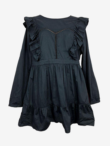 The Fated Dainty Broderie Trimmed Frilly Mini Dress Size 14 by SwapUp-Online Second Hand Store-Online Thrift Store