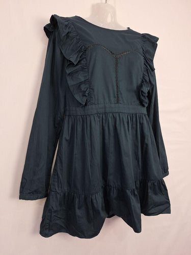 The Fated Dainty Broderie Trimmed Frilly Mini Dress Size 14 by SwapUp-Online Second Hand Store-Online Thrift Store