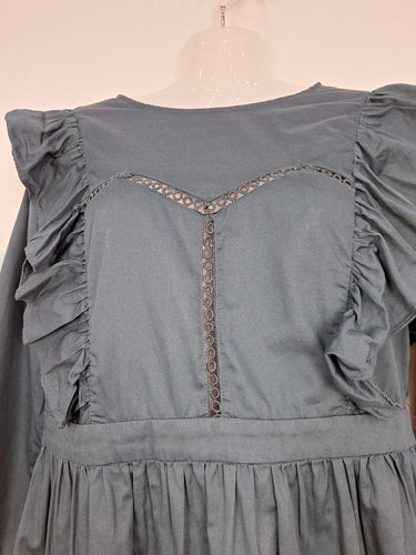 The Fated Dainty Broderie Trimmed Frilly Mini Dress Size 14 by SwapUp-Online Second Hand Store-Online Thrift Store