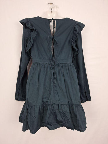 The Fated Dainty Broderie Trimmed Frilly Mini Dress Size 14 by SwapUp-Online Second Hand Store-Online Thrift Store