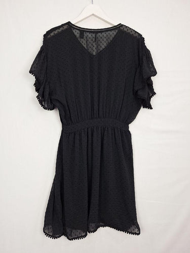Scotch & Soda Trimmed Dotted Layered Mini Dress Size XS by SwapUp-Online Second Hand Store-Online Thrift Store