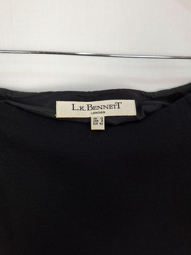 LK Bennett Wool Pleated Detail Pencil Style Midi Skirt Size 12 by SwapUp-Online Second Hand Store-Online Thrift Store