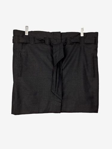 All Saints Classy Wool Blend Belted Mini Skirt Size 10 by SwapUp-Online Second Hand Store-Online Thrift Store
