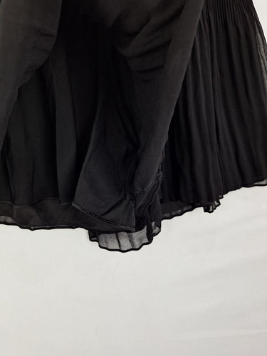 Country Road Black Pleated Sweet Mini Shorts Size 14 by SwapUp-Online Second Hand Store-Online Thrift Store