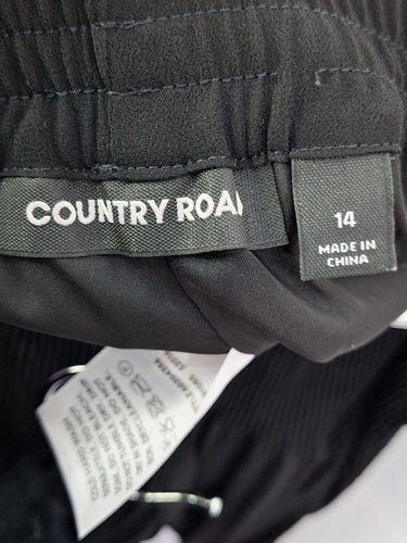 Country Road Black Pleated Sweet Mini Shorts Size 14 by SwapUp-Online Second Hand Store-Online Thrift Store