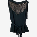 French Connection Boat Neck Beaded Sleeveless Top Size 14 by SwapUp-Online Second Hand Store-Online Thrift Store