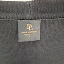 David Lawrence Sleek Black Chevron Lace Detail Cardigan Size L by SwapUp-Online Second Hand Store-Online Thrift Store