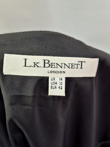 LK Bennett Sophisticated Wool Square Neck Dress Size 14 by SwapUp-Online Second Hand Store-Online Thrift Store