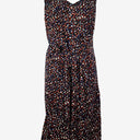 Country Road Navy and Rust Spotted Midi Dress Size L by SwapUp-Online Second Hand Store-Online Thrift Store