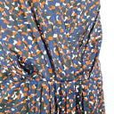 Country Road Navy and Rust Spotted Midi Dress Size L by SwapUp-Online Second Hand Store-Online Thrift Store