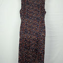 Country Road Navy and Rust Spotted Midi Dress Size L by SwapUp-Online Second Hand Store-Online Thrift Store