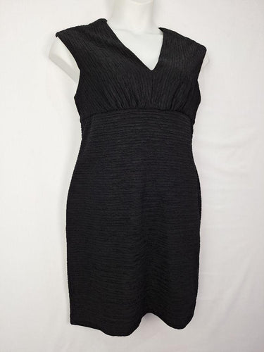 Wallis Textured V Cut Midi Dress Size 14 by SwapUp-Online Second Hand Store-Online Thrift Store