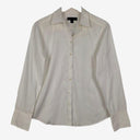 Country Road White Pinstripe Office Collared Shirt Size M by SwapUp-Online Second Hand Store-Online Thrift Store