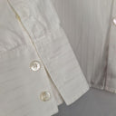 Country Road White Pinstripe Office Collared Shirt Size M by SwapUp-Online Second Hand Store-Online Thrift Store