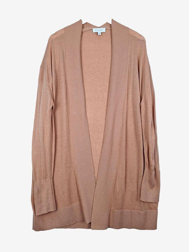 Salmon Long Comfortable Cardigan Size by SwapUp-Online Second Hand Store-Online Thrift Store