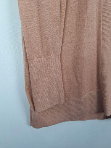 Salmon Long Comfortable Cardigan Size by SwapUp-Online Second Hand Store-Online Thrift Store
