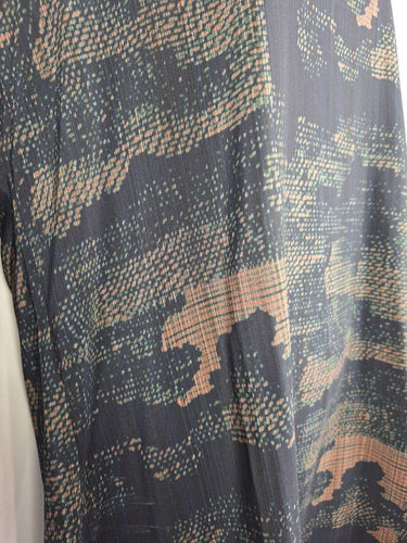 Elk Silk Shift Muted Patterned Dress Size L by SwapUp-Online Second Hand Store-Online Thrift Store