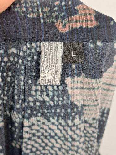 Elk Silk Shift Muted Patterned Dress Size L by SwapUp-Online Second Hand Store-Online Thrift Store