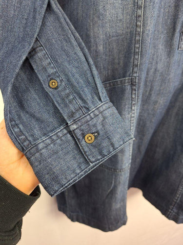 Jag Indigo Denim Buttoned Dress Size 14 by SwapUp-Online Second Hand Store-Online Thrift Store