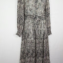 Hammock & Vine Sheer Flowy Belted Maxi Dress Size 12 by SwapUp-Online Second Hand Store-Online Thrift Store
