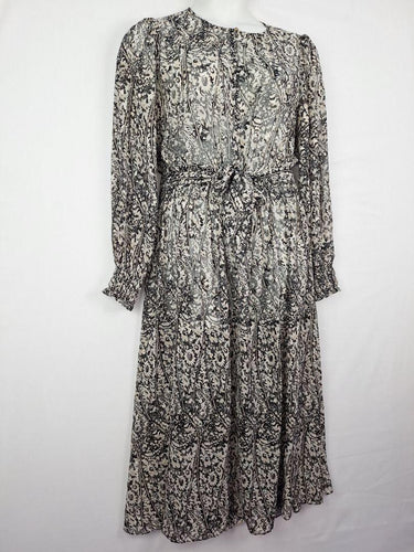 Hammock & Vine Sheer Flowy Belted Maxi Dress Size 12 by SwapUp-Online Second Hand Store-Online Thrift Store